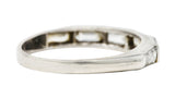 Mid-Century 1.00 CTW Baguette Diamond Platinum Wedding Band RingRing - Wilson's Estate Jewelry