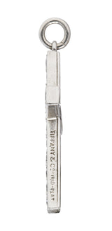 Tiffany & Co. 0.50 CTW Diamond Platinum Unisex Cross Pendant Circa 1950charm - Wilson's Estate Jewelry