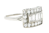 1930's Art Deco 1.25 CTW Diamond Platinum Dinner RingRing - Wilson's Estate Jewelry