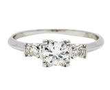 Mid-Century 0.38 CTW Diamond Platinum Engagement RingRing - Wilson's Estate Jewelry