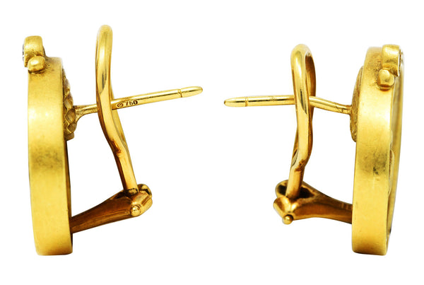 SeidenGang Diamond 18 Karat Gold Calliope Classic EarringsEarrings - Wilson's Estate Jewelry