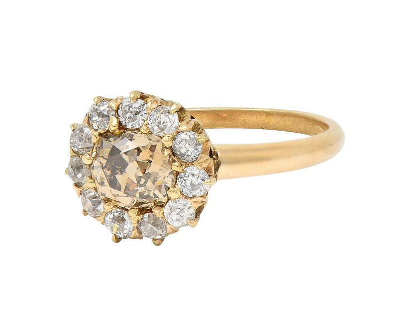 3.73 CT Radiant Cut Brown Diamond Engagement Ring | Lee Michaels Fine  Jewelry