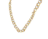 Buccellati Italy 18 Karat Tri-Colored Gold Hawaii Chain NecklaceNecklace - Wilson's Estate Jewelry