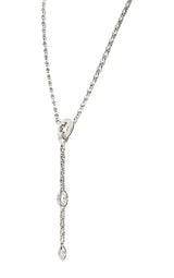 Di Modolo 0.85 CTW Diamond 18 Karat White Gold Convertible Tempio Lavalier NecklaceNecklace - Wilson's Estate Jewelry