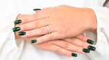Contemporary 0.36 CTW Diamond 18 Karat White Gold Anniversary Band RingRing - Wilson's Estate Jewelry