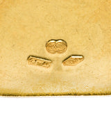 Italian UnoAErre 18 Karat Gold Pisces Zodiac Charmcharm - Wilson's Estate Jewelry