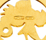 1970's Italian 18 Karat Yellow Gold Scorpio Zodiac Charmcharm - Wilson's Estate Jewelry