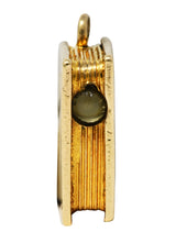 Vintage 14 Karat Gold Stanhope Lens Bible Charmcharm - Wilson's Estate Jewelry