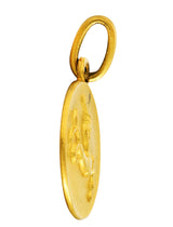 1970's Vintage 18 Karat Yellow Gold Capricorn Zodiac Charmcharm - Wilson's Estate Jewelry