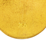 1970's Vintage 18 Karat Yellow Gold Capricorn Zodiac Charmcharm - Wilson's Estate Jewelry