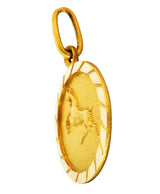 Vintage 18 Karat Gold Aries Zodiac Charmcharm - Wilson's Estate Jewelry