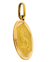 Vintage Italian 18 Karat Gold Leo Zodiac Charmcharm - Wilson's Estate Jewelry