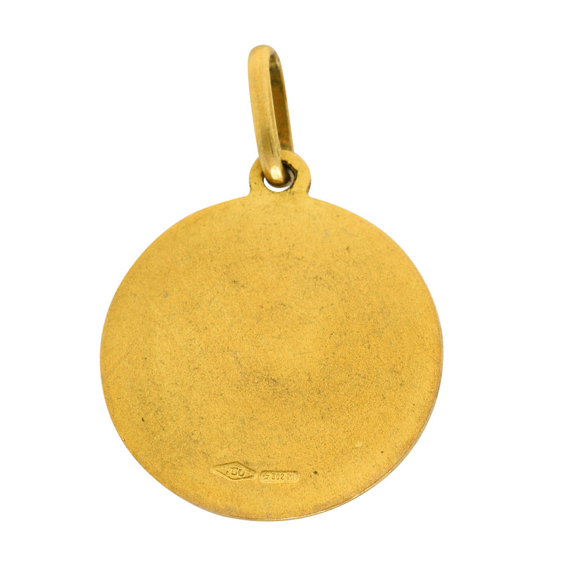 Vintage Italian 18 Karat Gold Leo Zodiac Charmcharm - Wilson's Estate Jewelry