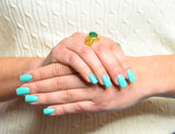 Vintage Carved Emerald 18 Karat Gold Green Man Men’s Unisex RingRing - Wilson's Estate Jewelry