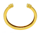 Tiffany & Co. Vintage 18 Karat Yellow Gold Grooved Atlas Cuff Bracelet Wilson's Estate Jewelry