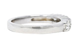 Contemporary 0.50 CTW Diamond Platinum Stacking Wedding Band Ring Wilson's Estate Jewelry