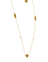 Cartier Diamond 18 Karat Yellow Gold C De Cartier Station Necklace Wilson's Estate Jewelry