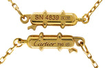 Cartier Diamond 18 Karat Yellow Gold C De Cartier Station Necklace Wilson's Estate Jewelry