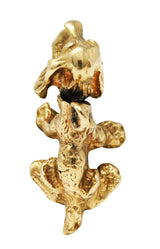 Retro 14 Karat Gold Cocker Spaniel Dog Bobble Head Charmcharm - Wilson's Estate Jewelry