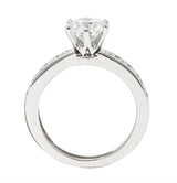 Tiffany & Co. Contemporary 1.56 CTW Diamond Platinum Engagement Ring GIA Wilson's Estate Jewelry
