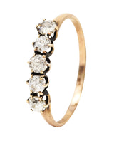 1880's Victorian 0.70 CTW Diamond 14 Karat Gold Band RingRing - Wilson's Estate Jewelry