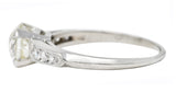 Art Deco 1.51 CTW Old European Cut Diamond Platinum Engagement Ring GIA Wilson's Estate Jewelry