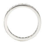 Art Deco 1.15 CTW French Cut Diamond Platinum Eternity Channel Band Ring Wilson's Estate Jewelry