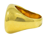 SeidenGang Vintage 14 Karat Yellow Gold Cupid Venus Classic Unisex Cameo Signet Ring Wilson's Estate Jewelry