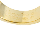 Cartier Tiger's Eye 18 Karat Gold Men's Cushion Santos Dumont RingRing - Wilson's Estate Jewelry