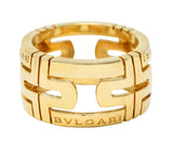 Bulgari Contemporary 18 Karat Gold Parentesi Italian Band RingRing - Wilson's Estate Jewelry