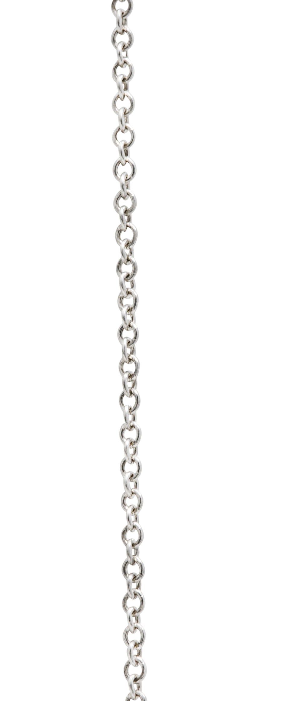 Tiffany & Co. 0.51 CTW Diamond Platinum Quatrefoil Key Pendant NecklaceNecklace - Wilson's Estate Jewelry