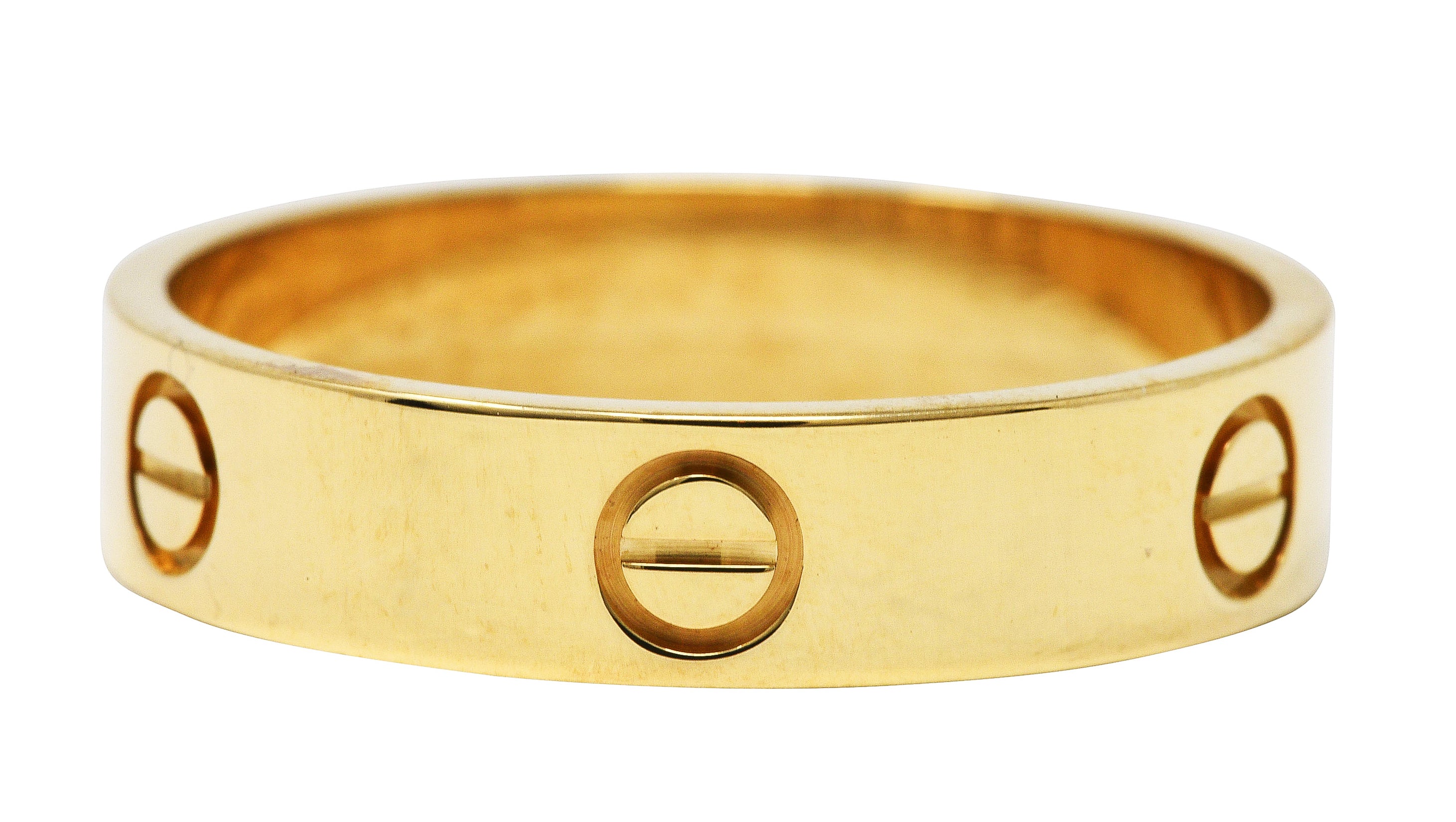 Cartier Love 18 Karat Gold Unisex Band RingRing - Wilson's Estate Jewelry