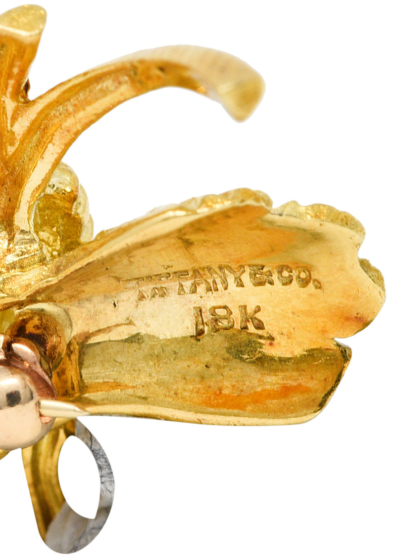 Tiffany & Co. Retro Diamond 18 Karat Gold Owl BroochBrooch - Wilson's Estate Jewelry