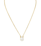 1990's Mauboussin 0.50 CTW Diamond Pearl 18 Karat Gold NecklaceNecklace - Wilson's Estate Jewelry