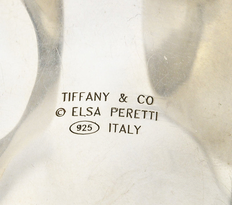 Elsa Peretti Tiffany & Co Vintage Sterling Silver 61MM Medium Bone Cuff Bracelet Wilson's Estate Jewelry