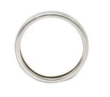 Tiffany & Co. 1999 Platinum 3mm Classic Wedding Band Vintage Ring Wilson's Estate Jewelry