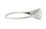 Art Deco 1.35 CTW Diamond Platinum Trellis Engagement RingRing - Wilson's Estate Jewelry