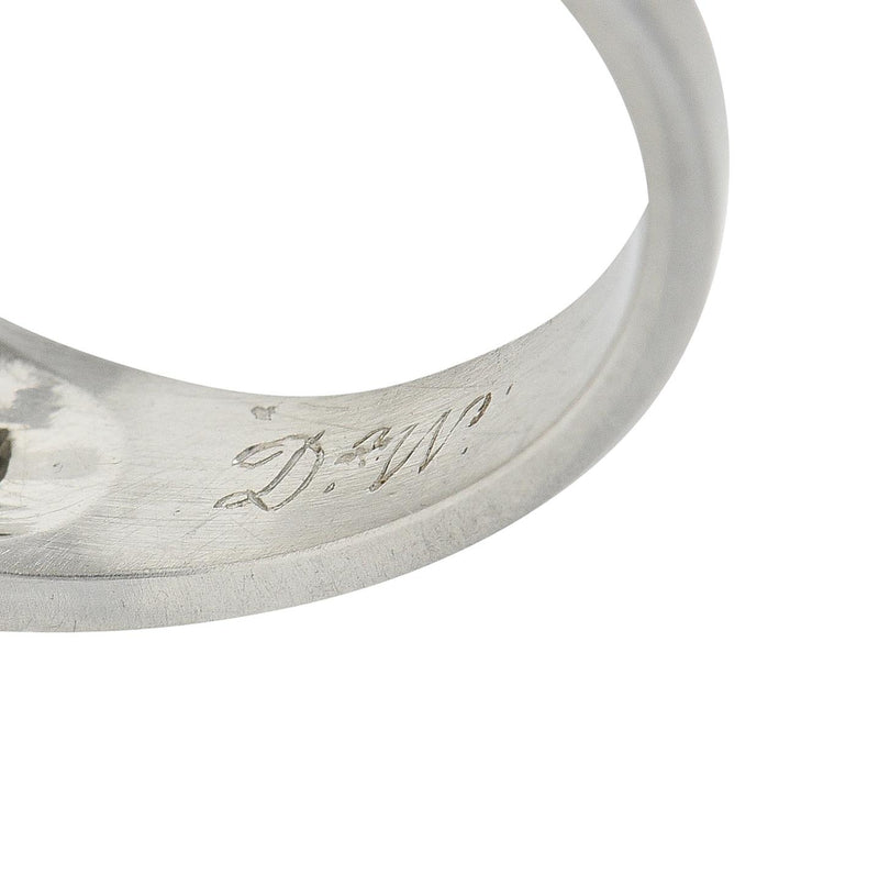 Tiffany & Co. Art Deco 1.20 CTW Old European Diamond Platinum Engagement Ring