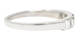 .11111 SH Late Mid-Century 0.70 CTW Diamond Platinum Band Ring Wilson's Estate Jewelry