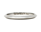 Tiffany & Co. Platinum Knife Edge Wedding Band Stack RingRing - Wilson's Estate Jewelry