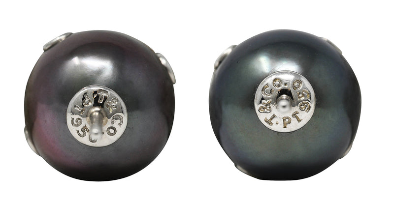 Tiffany tahitian pearl earrings hotsell
