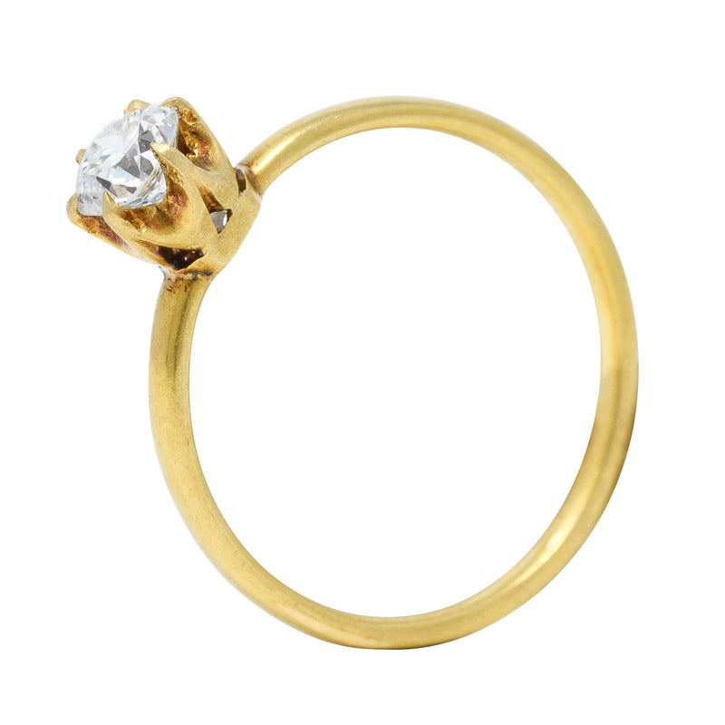Early 1904 Tiffany & Co. 0.39 CTW Diamond 18 Karat Gold Solitaire Engagement RingRing - Wilson's Estate Jewelry
