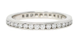 Tiffany & Co. Contemporary 0.75 CTW Diamond Platinum Eternity Stacking Ring Wilson's Estate Jewelry