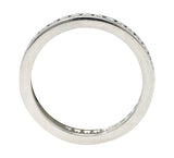 Tiffany & Co. Contemporary 0.75 CTW Diamond Platinum Eternity Stacking Ring Wilson's Estate Jewelry