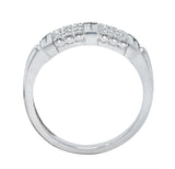 1950's Mid-Century 0.80 CTW Diamond Platinum Band RingRing - Wilson's Estate Jewelry