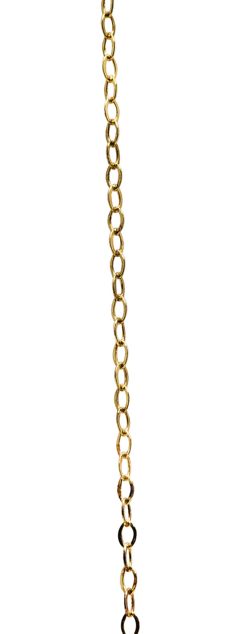 Nabstedt Art Nouveau Citrine Pearl 14 Karat Gold Pendant NecklaceNecklace - Wilson's Estate Jewelry