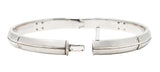 2000's Tiffany & Co. Diamond 18 Karat White Gold Streamerica Bangle Braceletbracelet - Wilson's Estate Jewelry