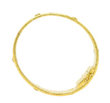 Elizabeth Locke Diamond 19 Karat Gold Diamond Daisy Bangle Braceletbracelet - Wilson's Estate Jewelry