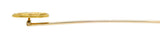 Riker Brothers Art Nouveau Plique-A-Jour 14 Karat Gold Hat StickpinStick Pin - Wilson's Estate Jewelry