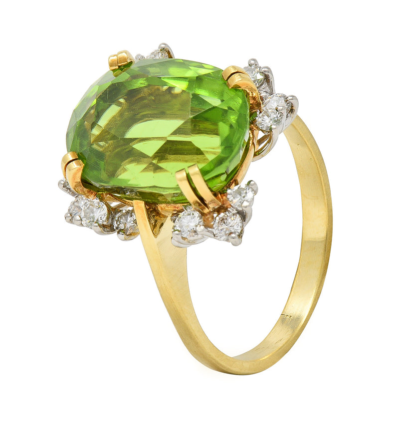 Arizona Peridot Gold Jewelry Infinity Peridot Ring 370599 - Sami Fine  Jewelry